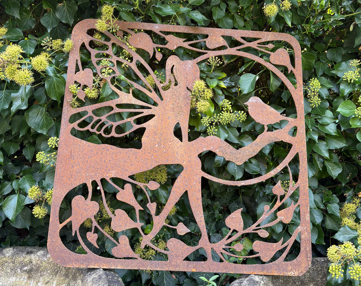Garden Fairy Silhouette