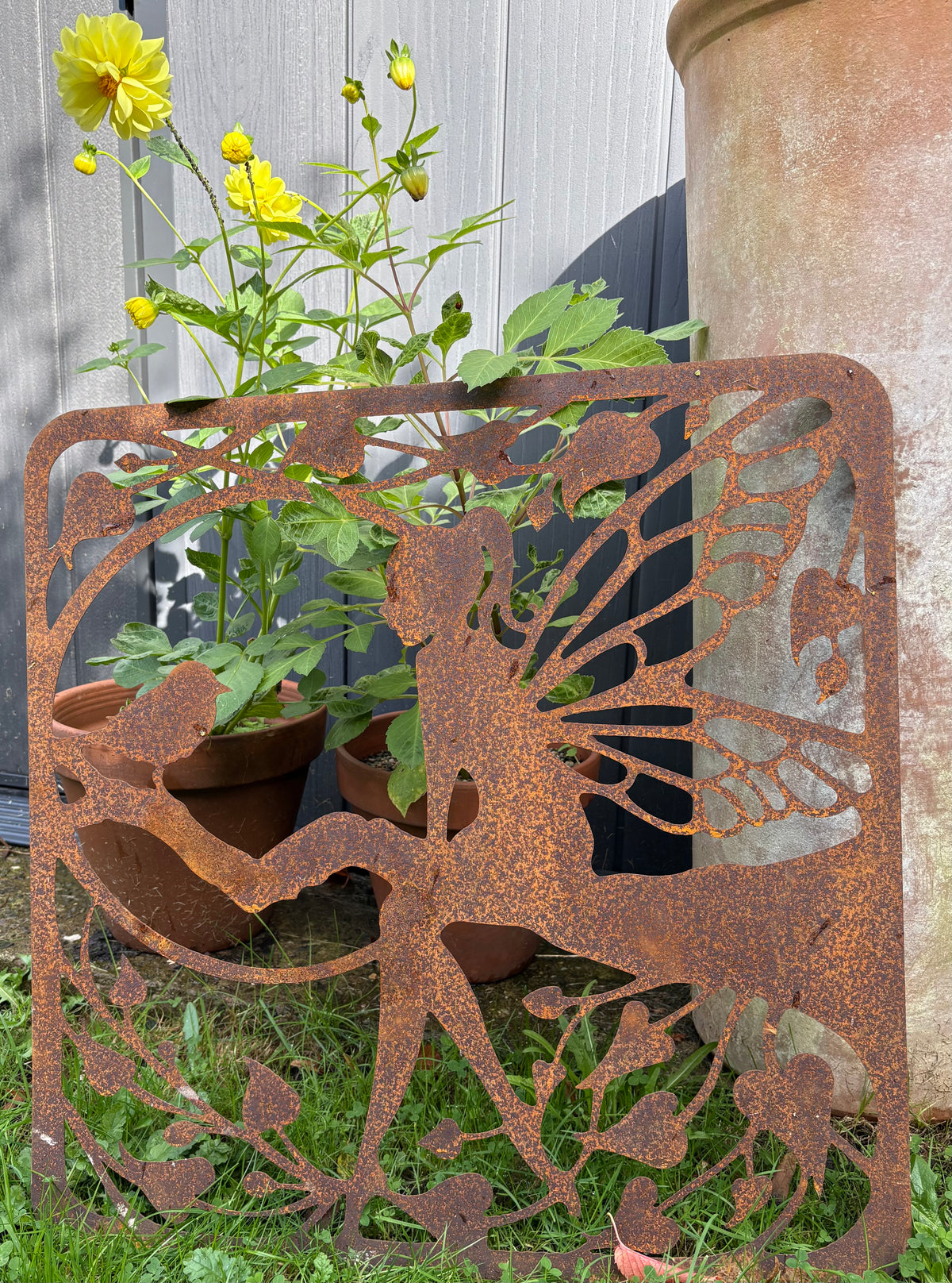 Garden Fairy Silhouette