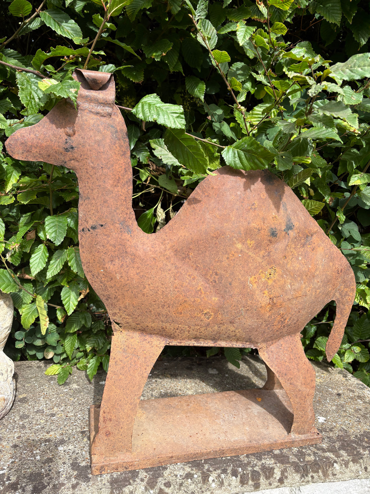 A Camel with Character - Vintage Sheet Metal Sculpture of a Camel