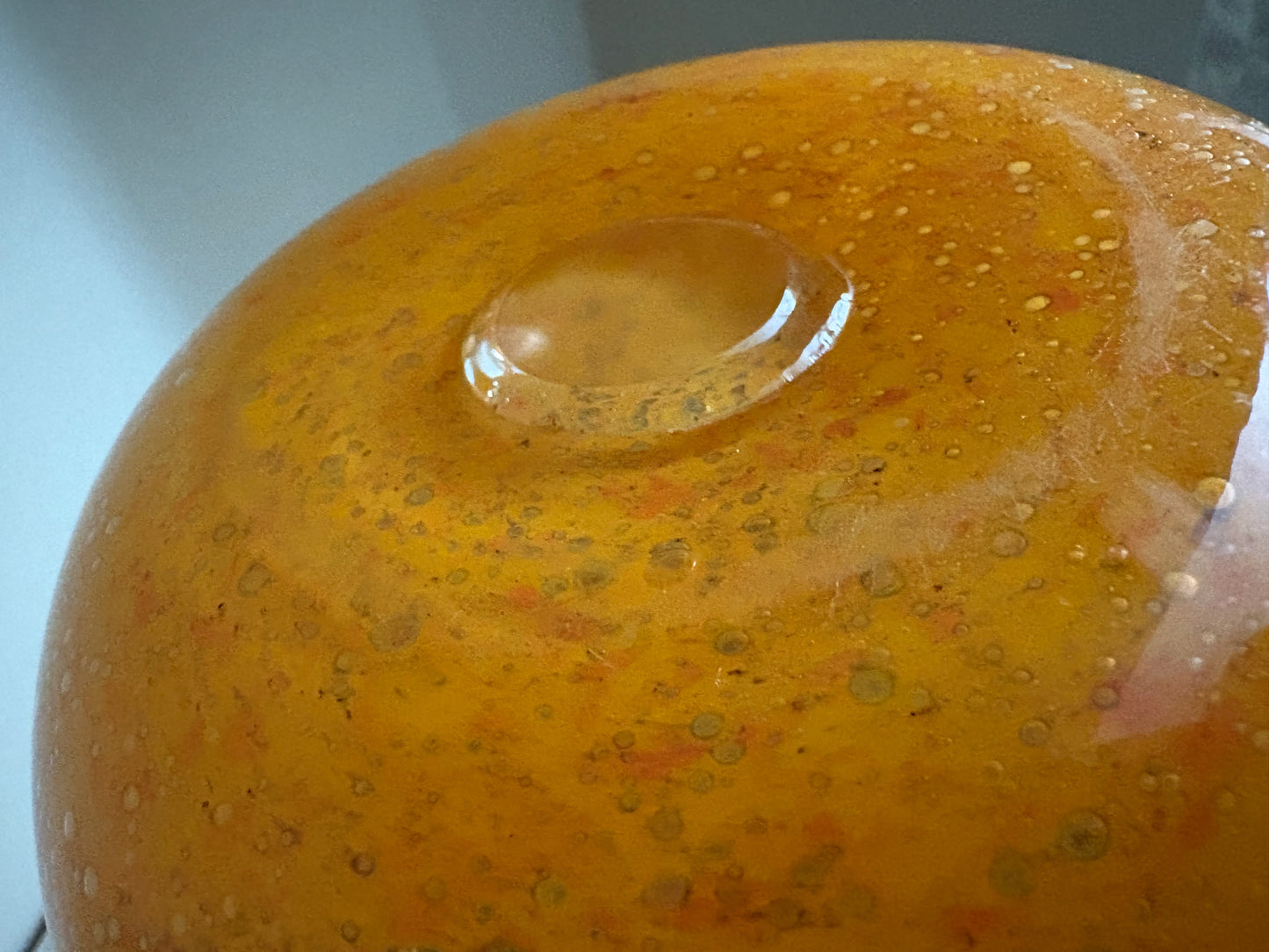 Monart Vase c1930s - Amber & Brown Scottish Art Glass, Shape SA VII