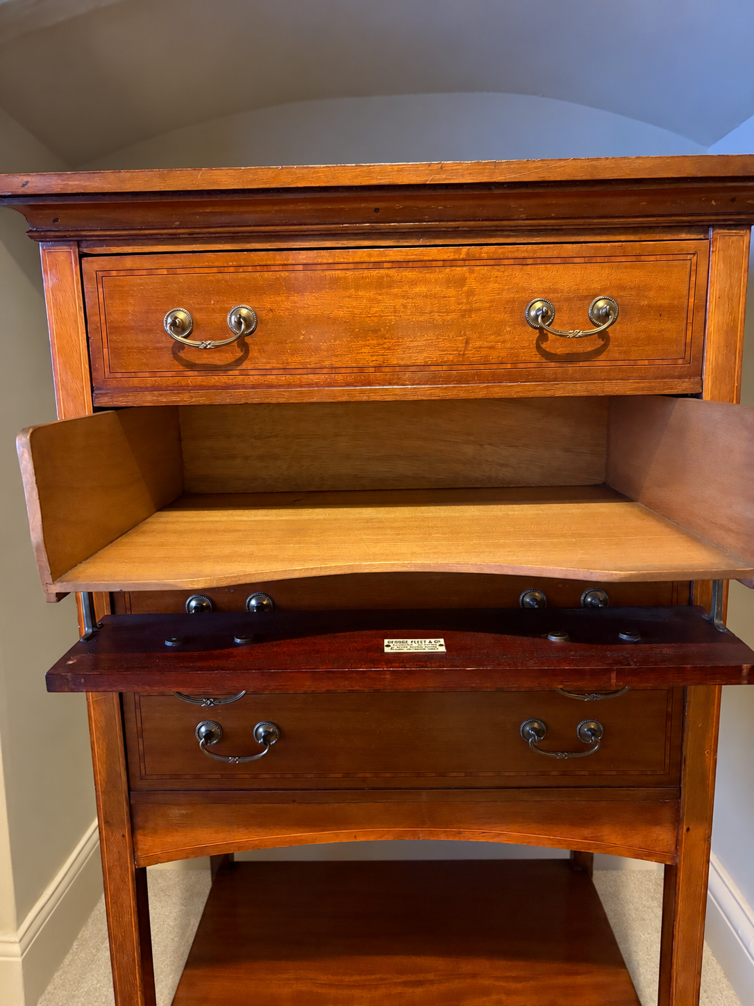 Edwardian Music Cabinet