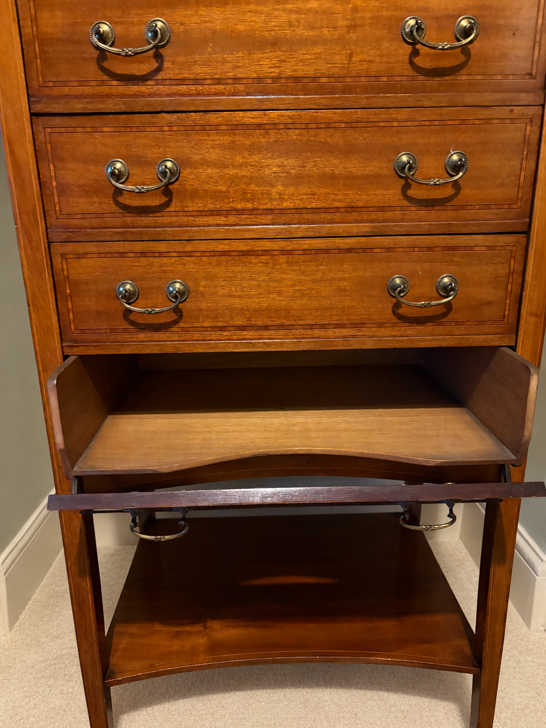 Edwardian Music Cabinet